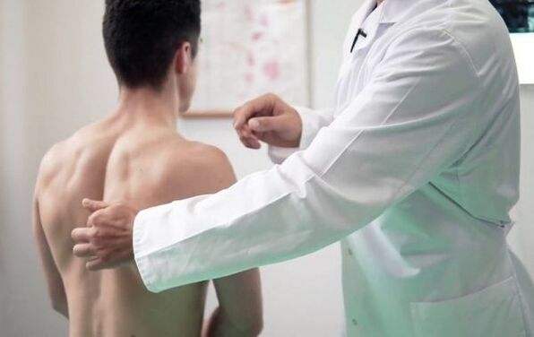 diagnostika bolesti medzi lopatkami