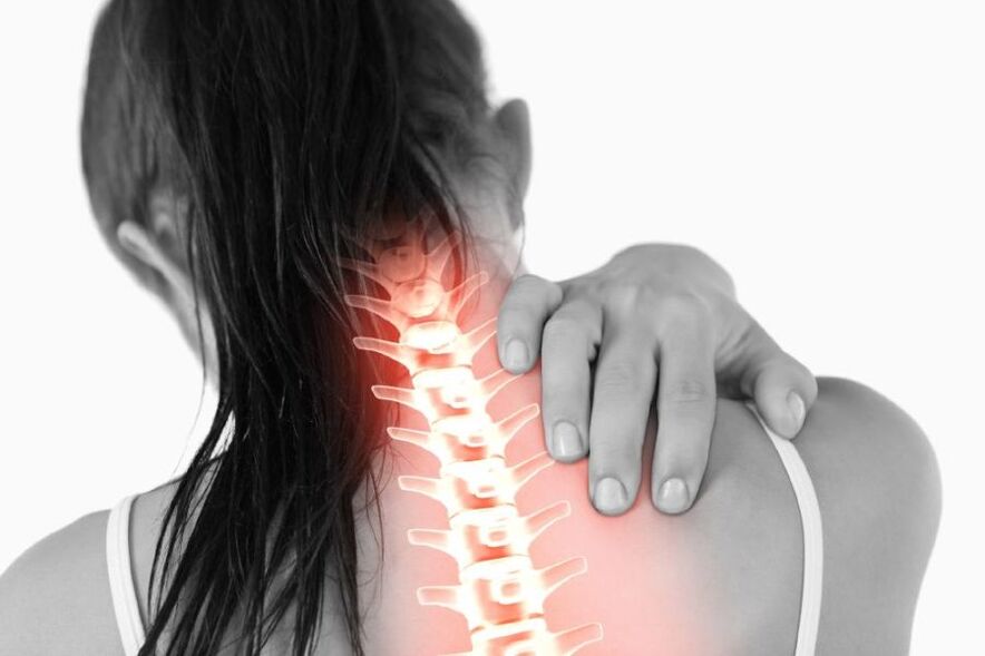príznaky osteochondrózy